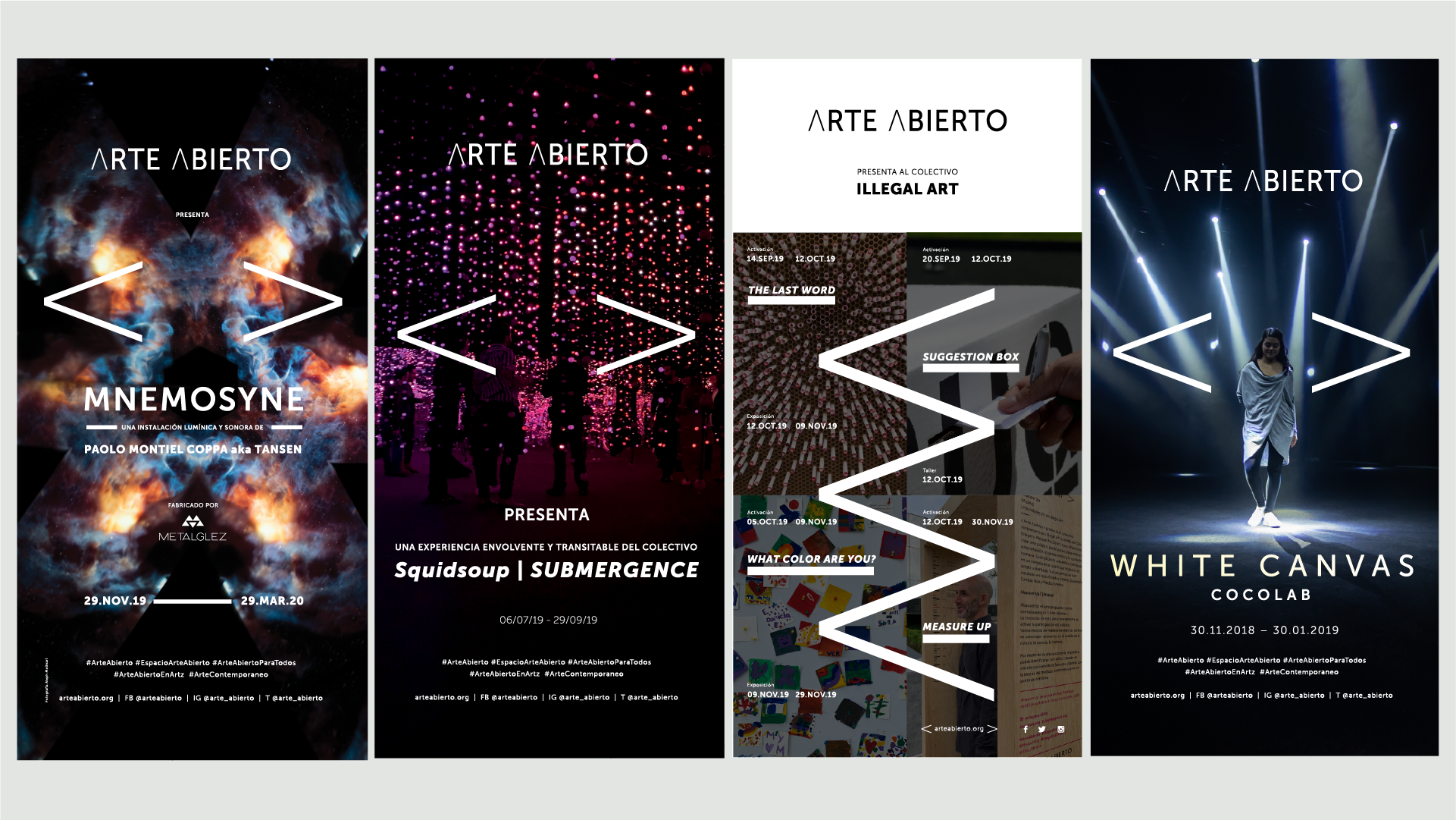 ARTE ABIERTO CARTELES PARA EXPOSICIONES